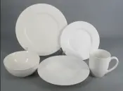 Embossed Porcelain Dinner Set