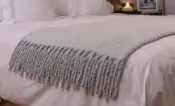 Hairy Boucle Bicolor Throw