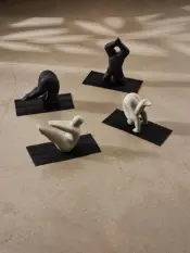 Lisa Larson Yoga Sculptures
