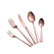 Porto Copper Shiny 18/0 Cutlery