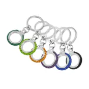 Leather Ring Keychain
