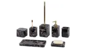 Portoro Marble Bath Accessories
