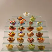 3D Cam Mini Fused Glass Serveware Collection
