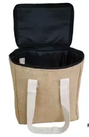 Jute or Cotton Insulated Cooler Bag