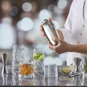 Leafy Glass Tumblers