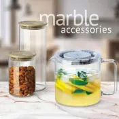 SIMAX Borosilicate Glass with Marble Accessories