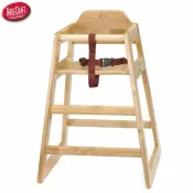 Natural Assembled High Chair