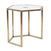 Iron Leg Marble Table