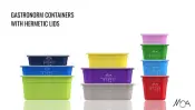 Gastronorm Containers with Hermetic Lids