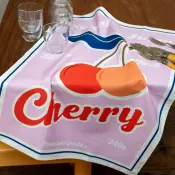 Cherry Cotton Tea Towel