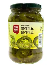 Jalapeno-Scheiben eingelegt im Glas