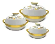 VICTORIAN Insulated Casserole Set of 3