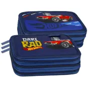 Hot Wheels 3 Zipper Pencil Case