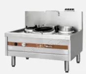 Cucina wok commerciale a gas con ventilatore turbo