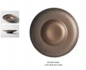 Gilded Bronze Metallic Glaze Tableware Collection