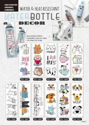 Water Bottle Deco Stickers