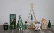 Edeng Glass Candle Diffuser Ceramic Christmas Decor