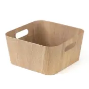 JKD0960 Woodgrained Paper Storage Basket