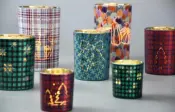 Glass Candle Holder
