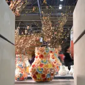 Des Pots PFV Vase with Handmade Flowers