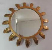 Cast Aluminium Palm Mirror
