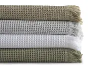 Textiles de bain en coton et bambou