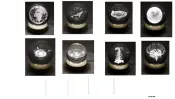 Crystal Balls with LED Base