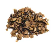 Getrocknete geschnittene schwarze Sommertrompete
