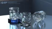Muz Kristalli Olti Burchakli Viski Stakani