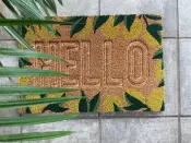 Karpet Masuk Serat Kelapa Semula Jadi