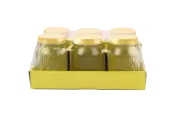 Glass Jam Jar Set