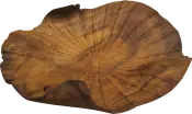 Lotus Plate Wood Tableware