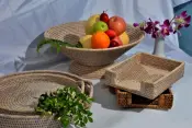 Myanmar Rattan Trays