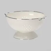 22cm Enamel Colander