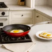 RED Forged Aluminium Frying Pan