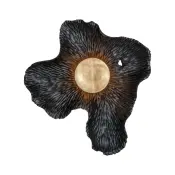Zaya Hand-Carved Wood Wall Lamp