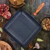 Square Cast Iron Grill Pan