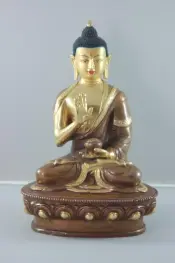 Copper Buddha Statue