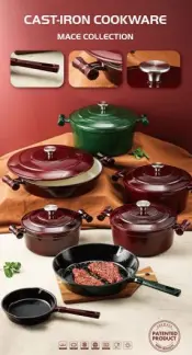 MACE Collection Cast Iron Cookware