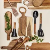 DC Casa Black Wood Kitchen Collection