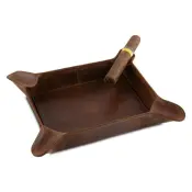 Crown and Tiger Full Leather Ashtray