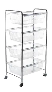 Chrome Basket Storage