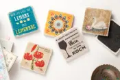 Marble Coaster Set