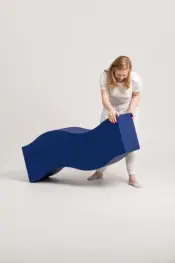 Wave Circular Sculpted Bench