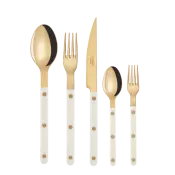 Bistrot Gold Solid Ivory Cutlery Set