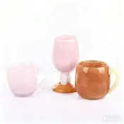 Hand-Made Soda Glass Cups