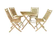 Bamboo Table and Chair Set
