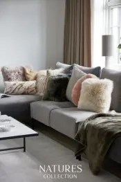 Sheepskin Leather and Fur Cushions