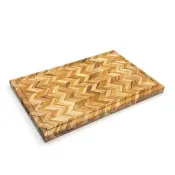 Ortus Herringbone Teak Butcher Block
