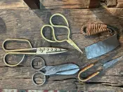 Forged Scissor Garden Shear and Cheese Tool